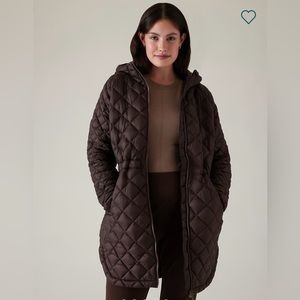 Athleta Whisper Featherless Puffer Parka, EUC, Size XS